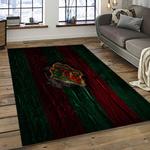nhl minnesota wild hockey team logo sport carpet rectangle area rug for living room dark room mw45