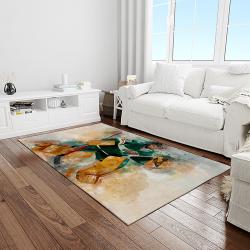 nhl minnesota wild hockey team logo sport carpet rectangle area rug for living room light room mw01