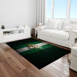 nhl minnesota wild hockey team logo sport carpet rectangle area rug for living room light room mw47