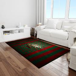 nhl minnesota wild hockey team logo sport carpet rectangle area rug for living room light room mw53