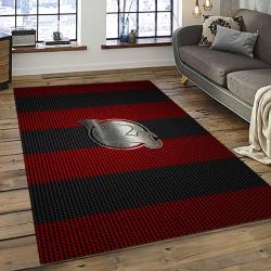 NHL New Jersey Devils Hockey Team Logo Sport Carpet Rectangle Area Rug For Living Room NJD25