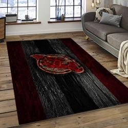 NHL New Jersey Devils Hockey Team Logo Sport Carpet Rectangle Area Rug For Living Room NJD37