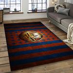 nhl new york islanders hockey team logo sport carpet rectangle area rug for living room dark room nyi104