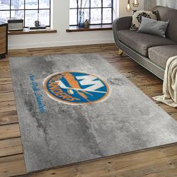 NHL New York Islanders Hockey Team Logo Sport Carpet Rectangle Area Rug For Living Room NYI35