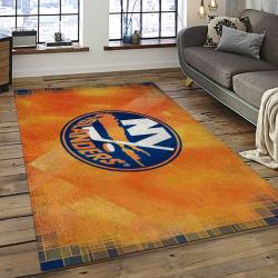 NHL New York Islanders Hockey Team Logo Sport Carpet Rectangle Area Rug For Living Room NYI36