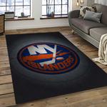 nhl new york islanders hockey team logo sport carpet rectangle area rug for living room dark room nyi44