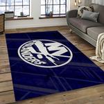 nhl new york islanders hockey team logo sport carpet rectangle area rug for living room dark room nyi51
