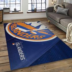 NHL New York Islanders Hockey Team Logo Sport Carpet Rectangle Area Rug For Living Room NYI56