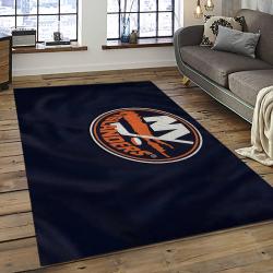 NHL New York Islanders Hockey Team Logo Sport Carpet Rectangle Area Rug For Living Room NYI58