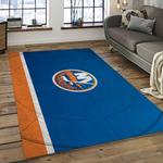 nhl new york islanders hockey team logo sport carpet rectangle area rug for living room dark room nyi63