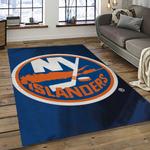 nhl new york islanders hockey team logo sport carpet rectangle area rug for living room dark room nyi80