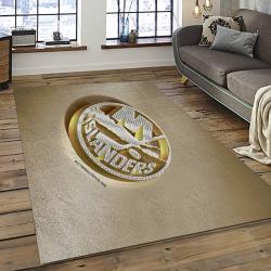 NHL New York Islanders Hockey Team Logo Sport Carpet Rectangle Area Rug For Living Room NYI83