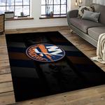 nhl new york islanders hockey team logo sport carpet rectangle area rug for living room dark room nyi92