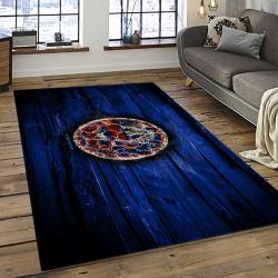 NHL New York Islanders Hockey Team Logo Sport Carpet Rectangle Area Rug For Living Room NYI93
