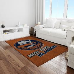 nhl new york islanders hockey team logo sport carpet rectangle area rug for living room light room nyi1
