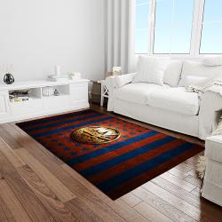 nhl new york islanders hockey team logo sport carpet rectangle area rug for living room light room nyi104