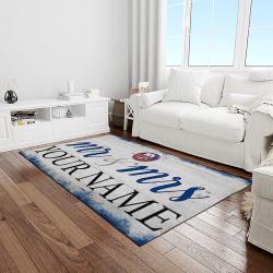 nhl new york islanders hockey team logo sport carpet rectangle area rug for living room light room nyi20