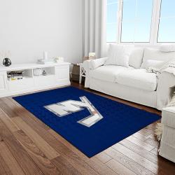 nhl new york islanders hockey team logo sport carpet rectangle area rug for living room light room nyi66