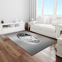 nhl new york islanders hockey team logo sport carpet rectangle area rug for living room light room nyi94