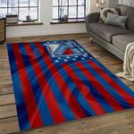 nhl new york rangers hockey team logo sport carpet rectangle area rug for living room dark room nyr01