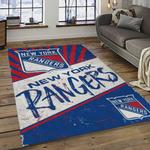 nhl new york rangers hockey team logo sport carpet rectangle area rug for living room dark room nyr11