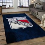 nhl new york rangers hockey team logo sport carpet rectangle area rug for living room dark room nyr14