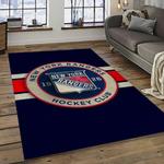 nhl new york rangers hockey team logo sport carpet rectangle area rug for living room dark room nyr17