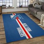 nhl new york rangers hockey team logo sport carpet rectangle area rug for living room dark room nyr22