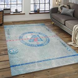 NHL New York Rangers Hockey Team Logo Sport Carpet Rectangle Area Rug For Living Room NYR43