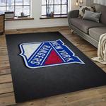 nhl new york rangers hockey team logo sport carpet rectangle area rug for living room dark room nyr46