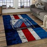 nhl new york rangers hockey team logo sport carpet rectangle area rug for living room dark room nyr61