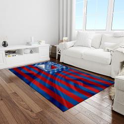 nhl new york rangers hockey team logo sport carpet rectangle area rug for living room light room nyr01