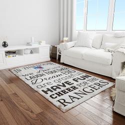 nhl new york rangers hockey team logo sport carpet rectangle area rug for living room light room nyr06