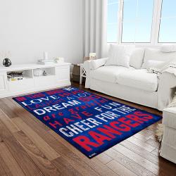 nhl new york rangers hockey team logo sport carpet rectangle area rug for living room light room nyr07