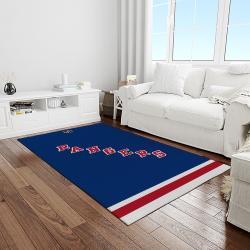nhl new york rangers hockey team logo sport carpet rectangle area rug for living room light room nyr13