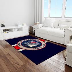 nhl new york rangers hockey team logo sport carpet rectangle area rug for living room light room nyr17