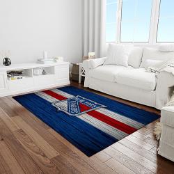 nhl new york rangers hockey team logo sport carpet rectangle area rug for living room light room nyr41