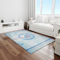 nhl new york rangers hockey team logo sport carpet rectangle area rug for living room light room nyr43