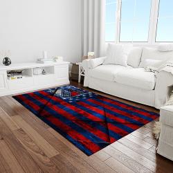 nhl new york rangers hockey team logo sport carpet rectangle area rug for living room light room nyr51