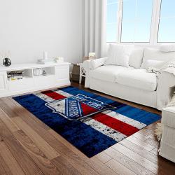 nhl new york rangers hockey team logo sport carpet rectangle area rug for living room light room nyr61