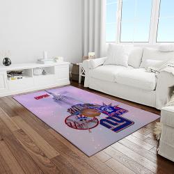 nhl new york rangers hockey team logo sport carpet rectangle area rug for living room light room nyr69