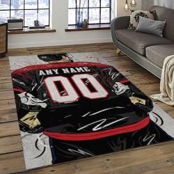 NHL Ottawa Senators Hockey Team Logo Sport Carpet Rectangle Area Rug For Living Room OS09