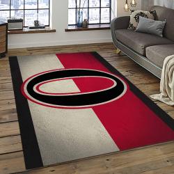 NHL Ottawa Senators Hockey Team Logo Sport Carpet Rectangle Area Rug For Living Room OS28