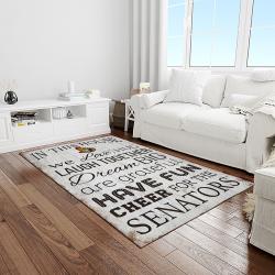 nhl ottawa senators hockey team logo sport carpet rectangle area rug for living room light room os04