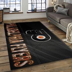 NHL Philadelphia Flyers Hockey Team Logo Sport Carpet Rectangle Area Rug For Living Room PF21