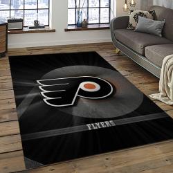 NHL Philadelphia Flyers Hockey Team Logo Sport Carpet Rectangle Area Rug For Living Room PF23