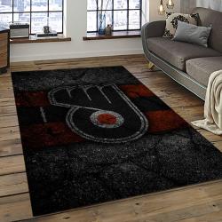 NHL Philadelphia Flyers Hockey Team Logo Sport Carpet Rectangle Area Rug For Living Room PF39