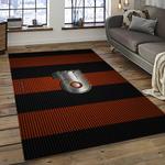 nhl philadelphia flyers hockey team logo sport carpet rectangle area rug for living room dark room pf48