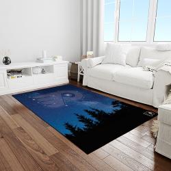 nhl philadelphia flyers hockey team logo sport carpet rectangle area rug for living room light room pf06