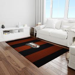nhl philadelphia flyers hockey team logo sport carpet rectangle area rug for living room light room pf48